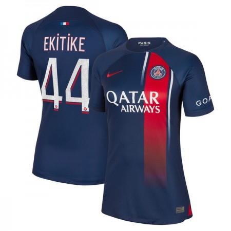 Jalkapallo Pelipaidat/Peliasut Paris Saint-Germain 2023-24 Ekitike 44 Naisten Kotipelipaita